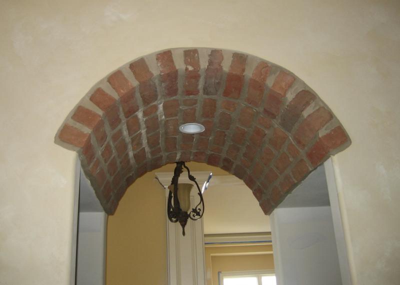 Brick Arch Feature in Doorway